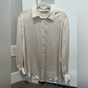 Zara button down blouse